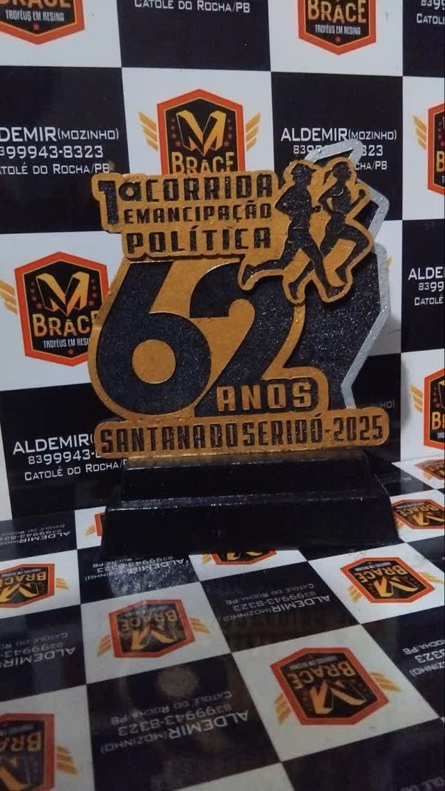 Encontro de Bikers — troféu em resina produzido pela M Brace
